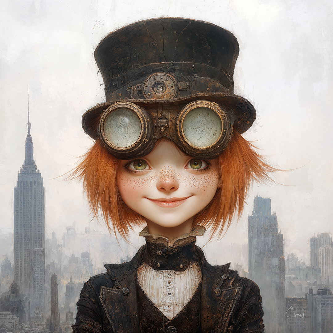 Random Scribbles: Little Steampunks